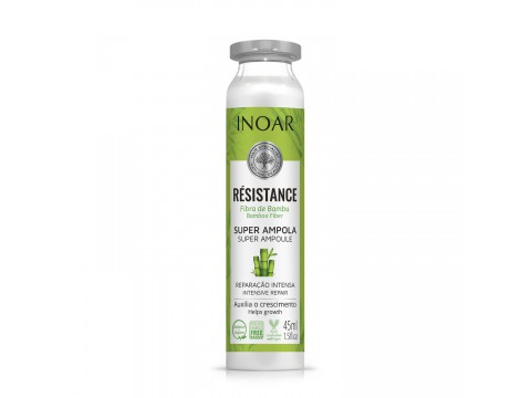 Inoar Resistance Fibra de Bambu Ampola Ampulė pažeistiems plaukams 45ml